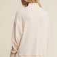 Z Supply Sable Rib Sweatshirt - Warm White