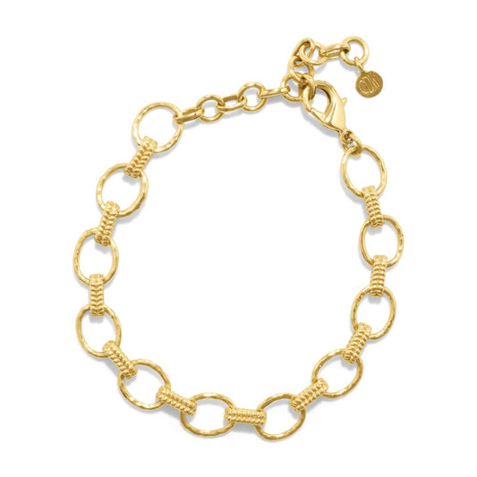 Capucine de Wulf “Cleopatra” Small Link Bracelet-Gold