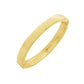 Capucine de Wulf “Cleopatra” Oval Hinged Bangle-Gold