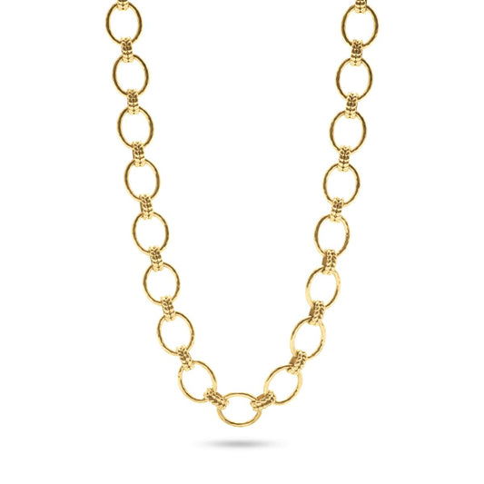 Capucine de Wulf Cleopatra Grand Link Necklace-Gold
