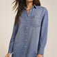 Z Supply Dover Chambray Dress-Sun Bleached Indigo