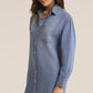 Z Supply Dover Chambray Dress-Sun Bleached Indigo