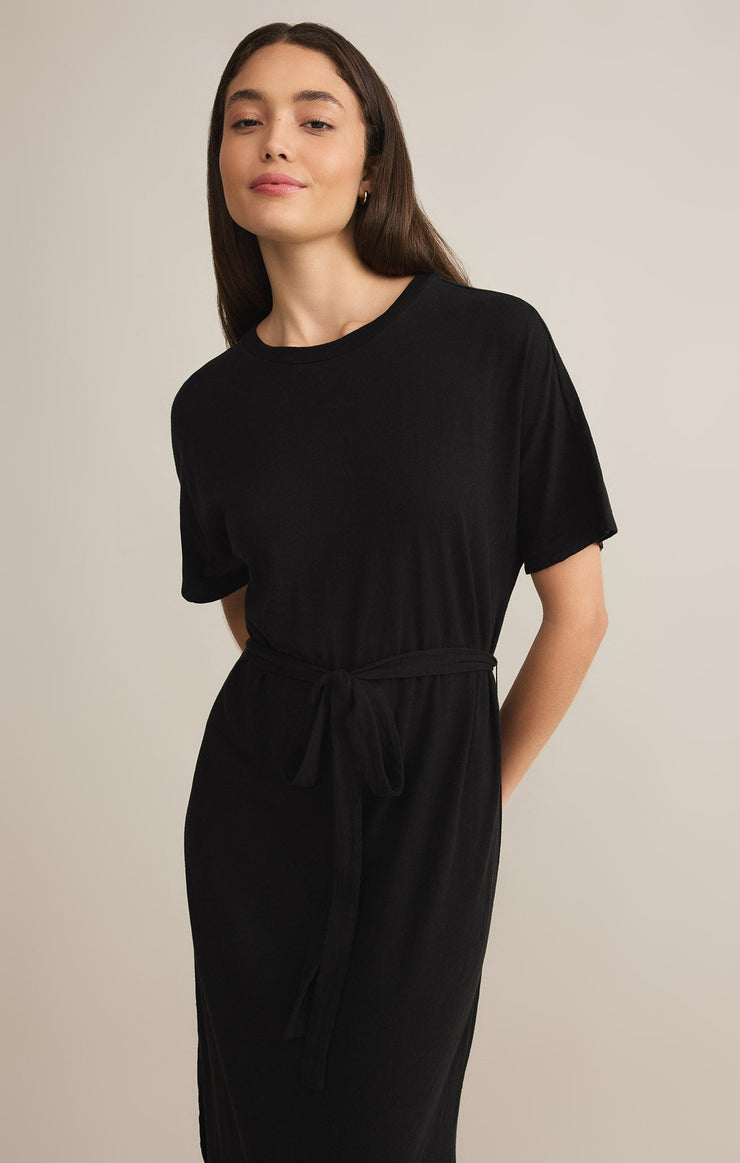 Z Supply Mirada Midi Dress-Black