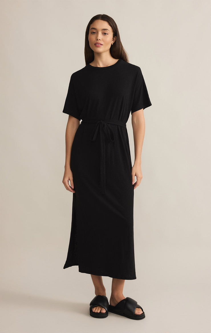 Z Supply Mirada Midi Dress-Black