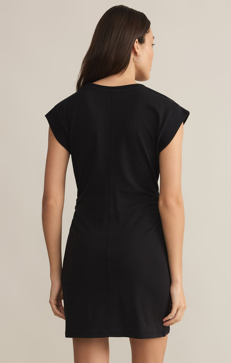 Z Supply Camino Mini Dress-Black