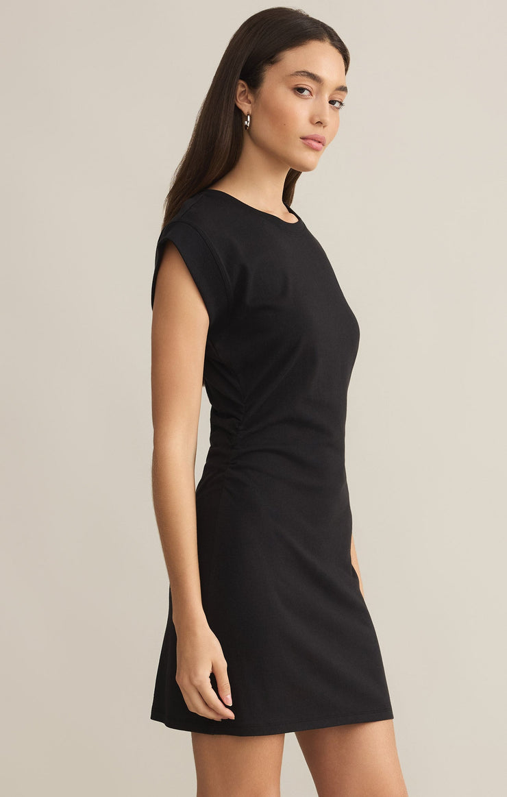 Z Supply Camino Mini Dress-Black