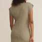 Z Supply Camino Mini Dress-Dusty Palm