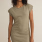 Z Supply Camino Mini Dress-Dusty Palm