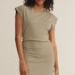 Z Supply Camino Mini Dress-Dusty Palm