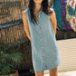 Z Supply New Light Denim Dress - Light Vintage Indigo