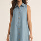 Z Supply New Light Denim Dress - Light Vintage Indigo