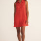 Z Supply New Light Gauze Mini Dress - Cabana Red
