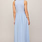 Z Supply Charlotte Midi Dress- Blue Light