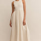 Z Supply Charlotte Rib Midi Dress - Crystal