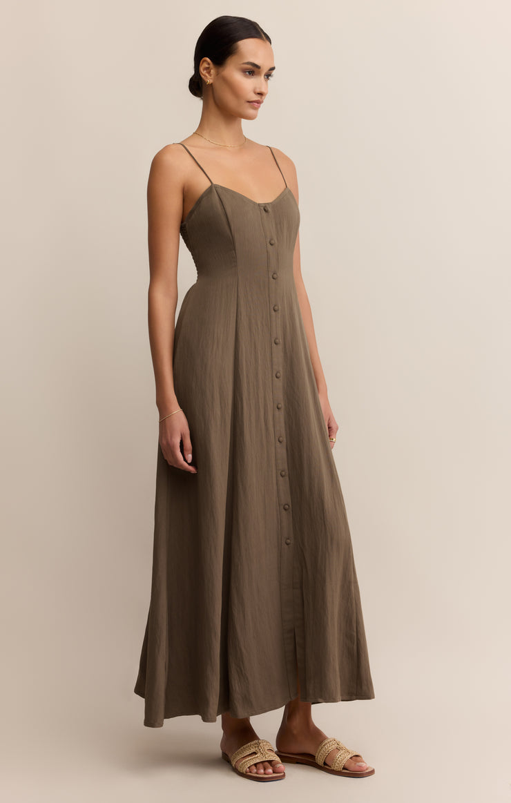 Z Supply Angel Eyes Midi Dress-Tiki