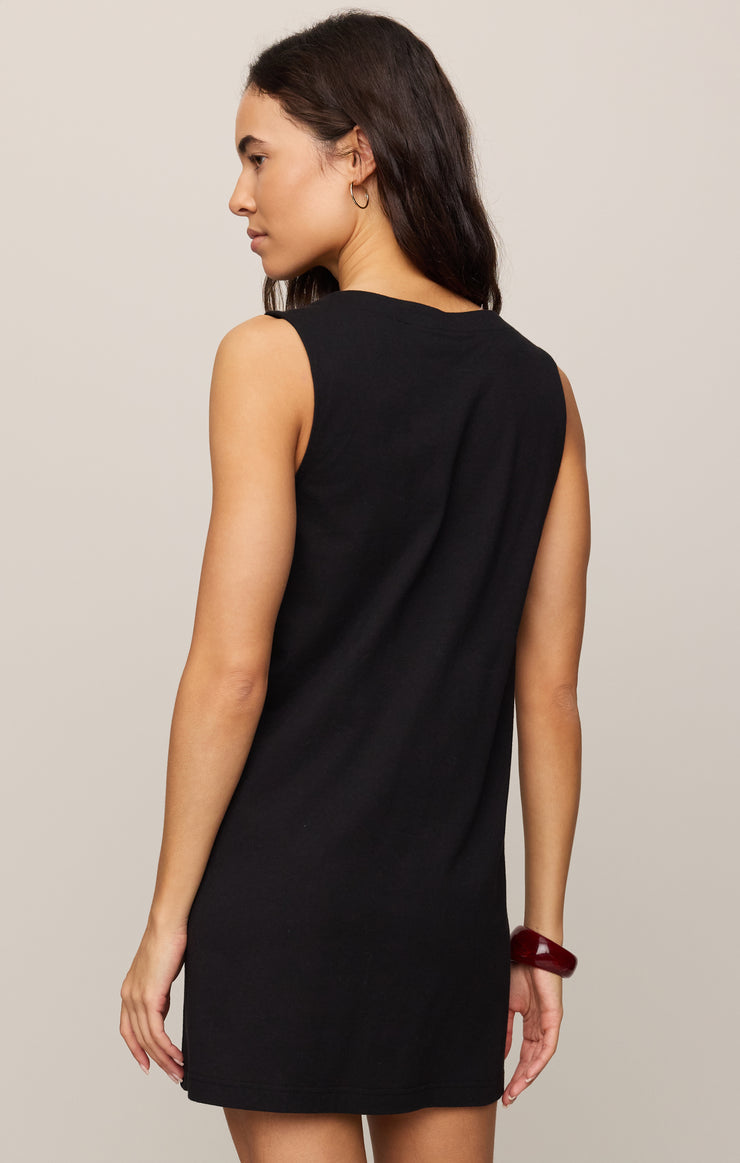 Z Supply Solace Mini Dress- True Black