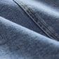 Z Supply Jolie Denim Seamed Mini Dress-Avalon