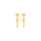 Capucine de Wulf “Berry Slice” Small Hoop Earrings-Gold