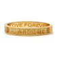 Capucine de Wulf “L'Amour Toujour” Hinged Bangle - Gold