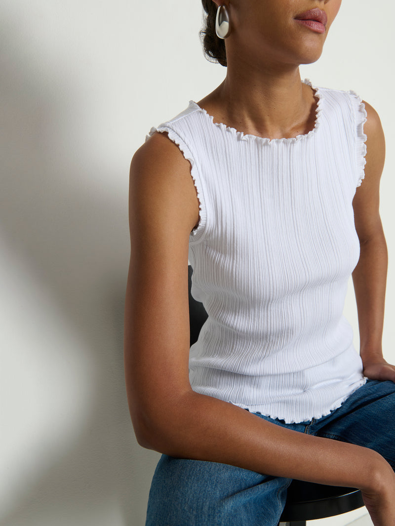 Nation LTD “Zella” Tank - White