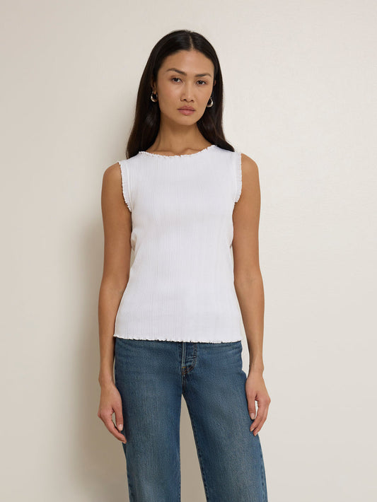 Nation LTD “Zella” Tank - White