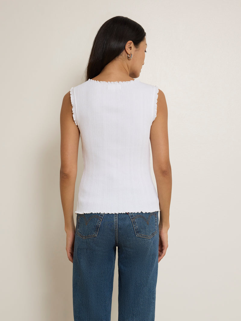 Nation LTD “Zella” Tank - White