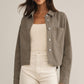 Z Supply All Day Cropped Denim Jacket-Pebble Moon