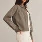 Z Supply All Day Cropped Denim Jacket-Pebble Moon