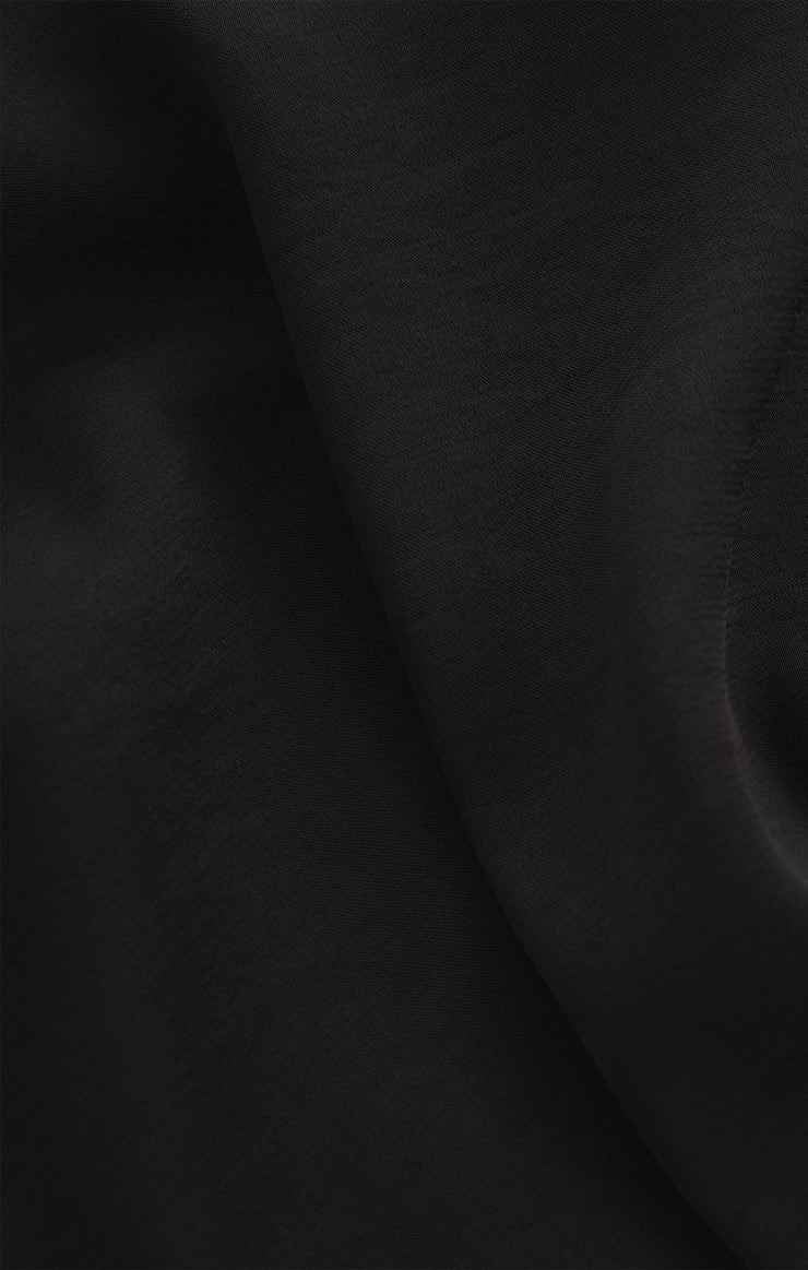 Z Supply Northpointe Satin Midi Skirt - Black