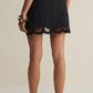 Z Supply Charlene Embroidered Linen Mini Skirt