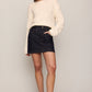 Z Supply Socialite Denim Mini Skirt-Midnight Air