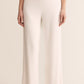 Z Supply Dawn Smocked Rib Pant-Vanilla Ice