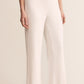 Z Supply Dawn Smocked Rib Pant-Vanilla Ice