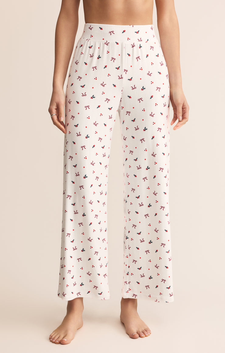 Z Supply Luxe Holly Pointelle Pant-White