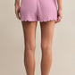 Z Supply Dawn Smocked Rib Short-Violet Gem