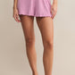 Z Supply Dawn Smocked Rib Short-Violet Gem