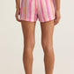 Z Supply Morning Stripe Gauze Boxer Short - Multi