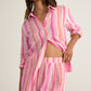 Z Supply Morning Stripe Gauze Boxer Short - Multi