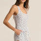 Z Supply Lounge Country Ditsy Tank - Vanilla Ice