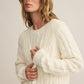 Z Supply Cate Cable Knit Cardigan- Sea Salt