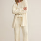 Z Supply Cate Cable Knit Cardigan- Sea Salt