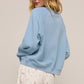 Z Supply Howdy Sweatshirt-Coastal Blue