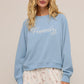 Z Supply Howdy Sweatshirt-Coastal Blue