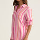 Z Supply Saturdays Stripe Gauze Shirt - Multi