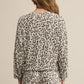 Z Supply Luxe Leopard Long Sleeve Top - Champagne