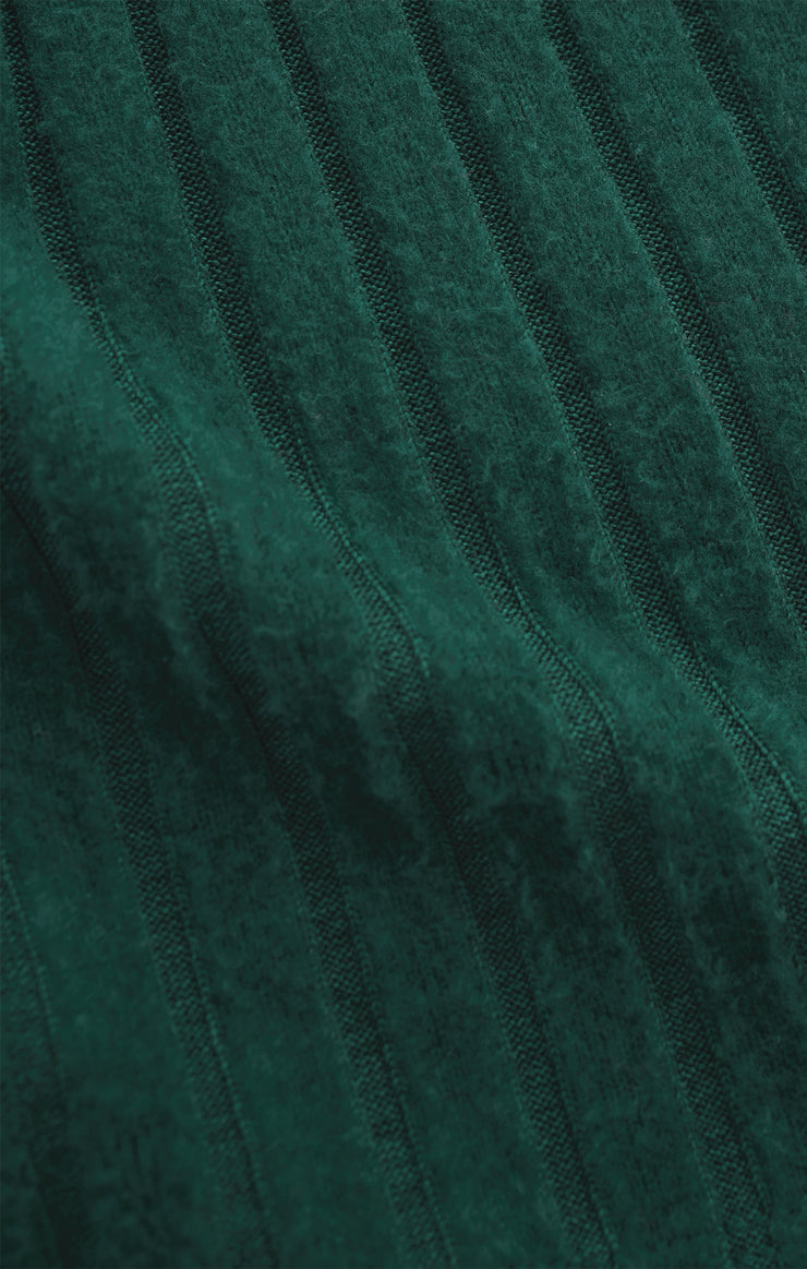 Z Supply Elfie Silky Rib Long Sleeve Top - Mistletoe