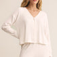 Z Supply Mara L/S Knit Cardigan- Vanilla Ice