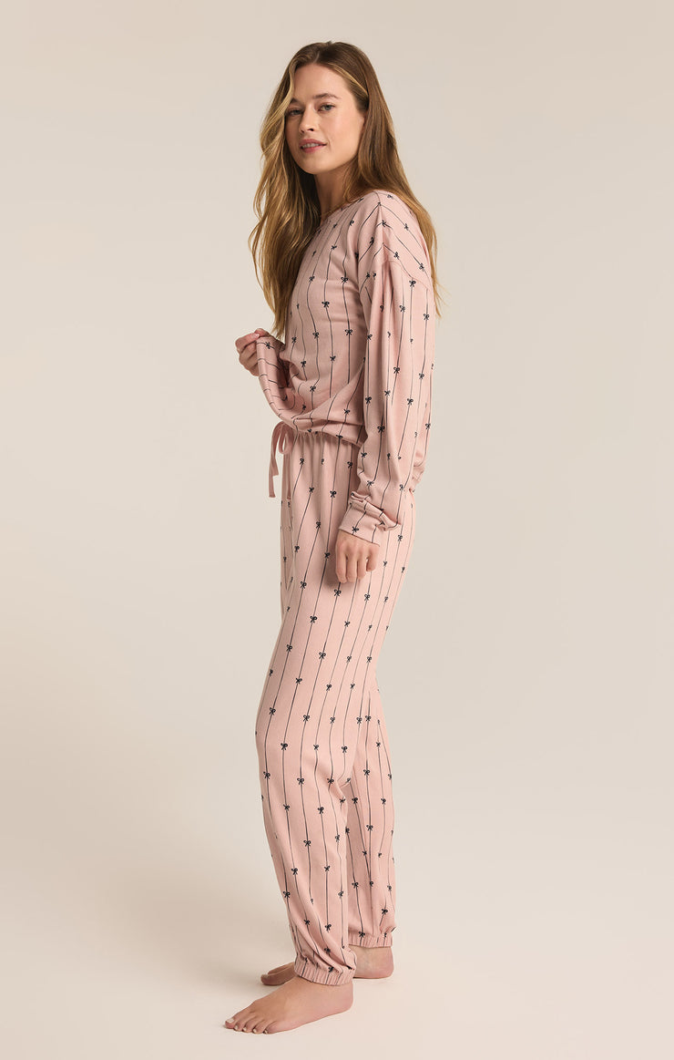 Z Supply Cozy Pinbows Set-Cashmere Pink