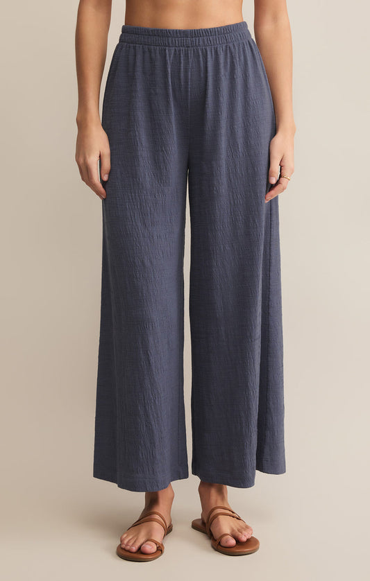 Z Supply Scout Textured Slub Pant-Worn Blue