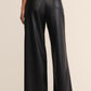 Z Supply Marli Wide Leg Vegan Leather Pant